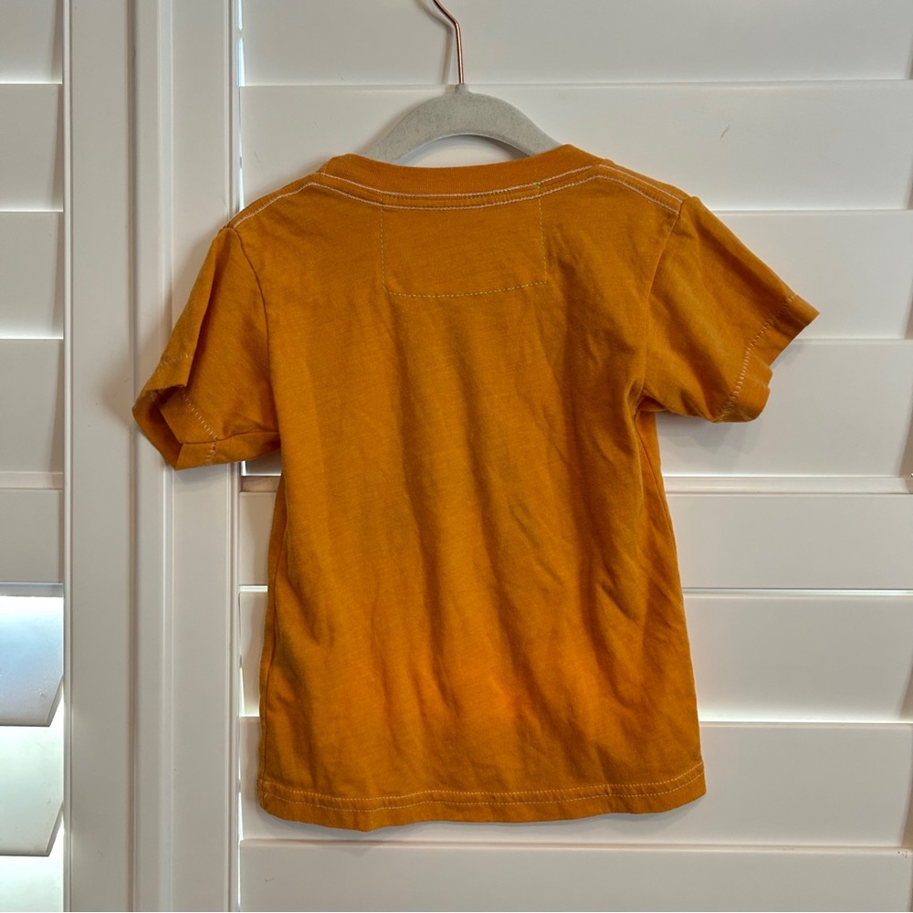 Aviator Nation AV Sunbeam Print Tee Shirt Goldenrod Yellow Multi Size 2 - Picture 3 of 3